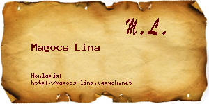 Magocs Lina névjegykártya